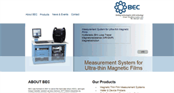 Desktop Screenshot of bec-sales.com